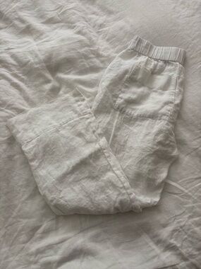 Everlane Linen Easy Pant White